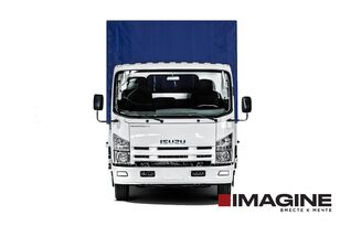 camião de toldo ISUZU NPR 82 L (CNG)