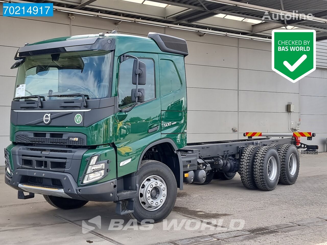 Volvo FMX 500 6X4 11m3 VEB+ Big-Axle Steelsuspension Euro 5