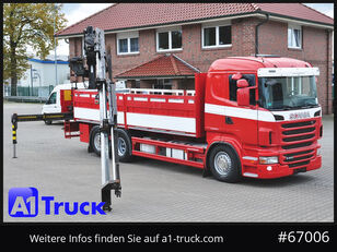 camião de caixa aberta Scania R400, HIAB XS 211-3 Lift-Lenkachse