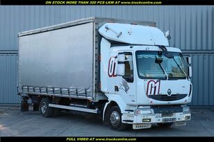 camião de toldo Renault MIDLUM 220.12, TAIL LIFT MBB 1500 KG,16 PALLETS