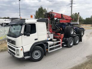 camião de transporte de madeira Volvo FM 480 KM 6x4 Z Dzwigiem Diebolt KOMPLET Sprowadzony ze Szwajcar