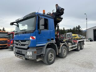 camião multibenne Mercedes-Benz Actros 4148 8x4 Abrol palfinger