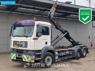 camião polibenne MAN TGA 28.440 6X2 20 tons Multilift NL-Truck Liftachse Euro 5