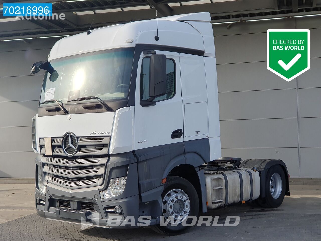 camião tractor Mercedes-Benz Actros 1845 4X2 StreamSpace 2x Tanks Retarder Euro 6