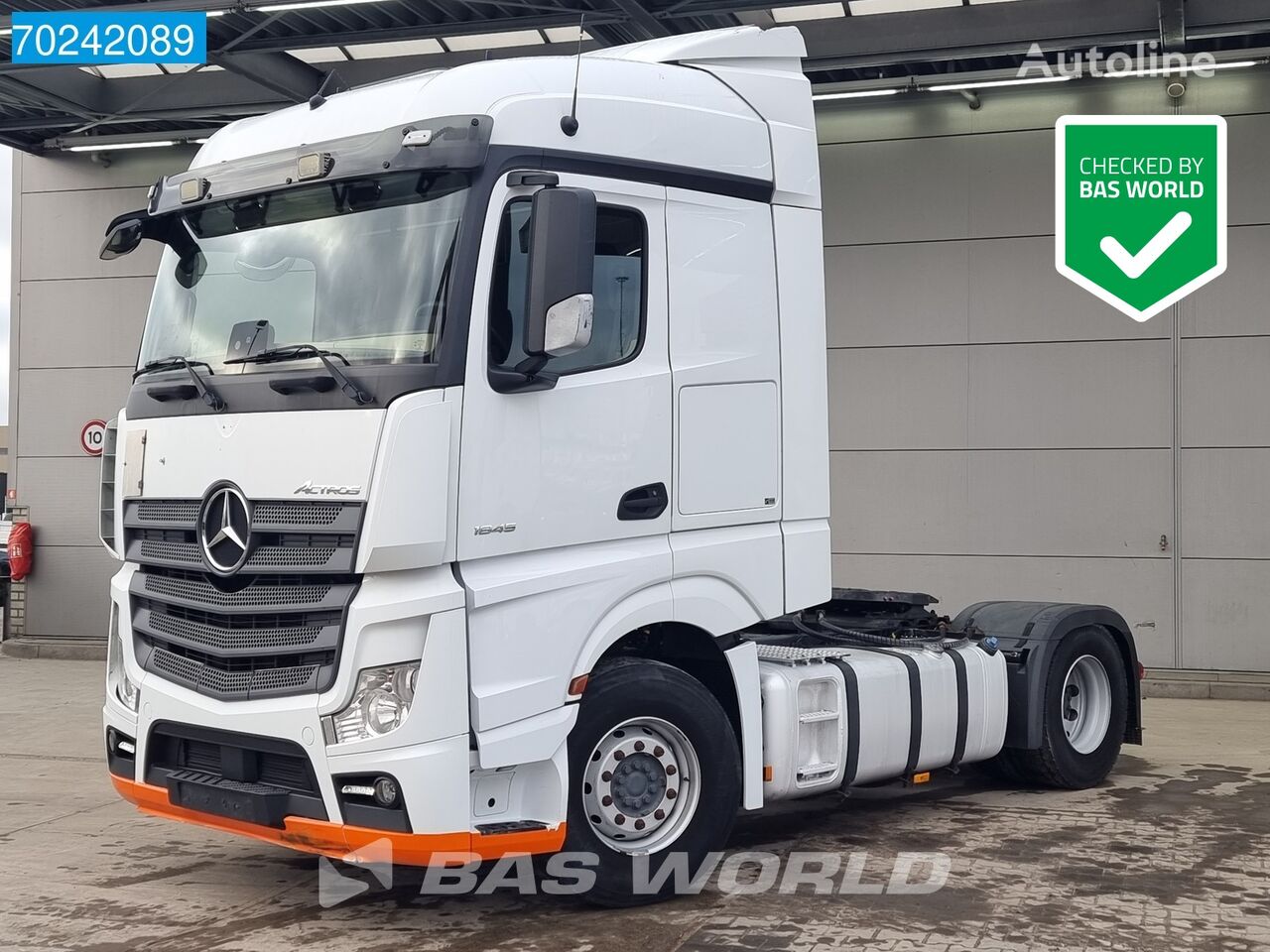 camião tractor Mercedes-Benz Actros 1845 4X2 StreamSpace ACC Hydraulik PTO Euro 6