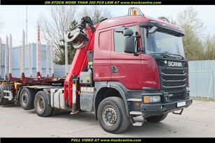 camião tractor Scania G 490, 6x4, EURO 6, RETARDER, CRANE PALFINGER