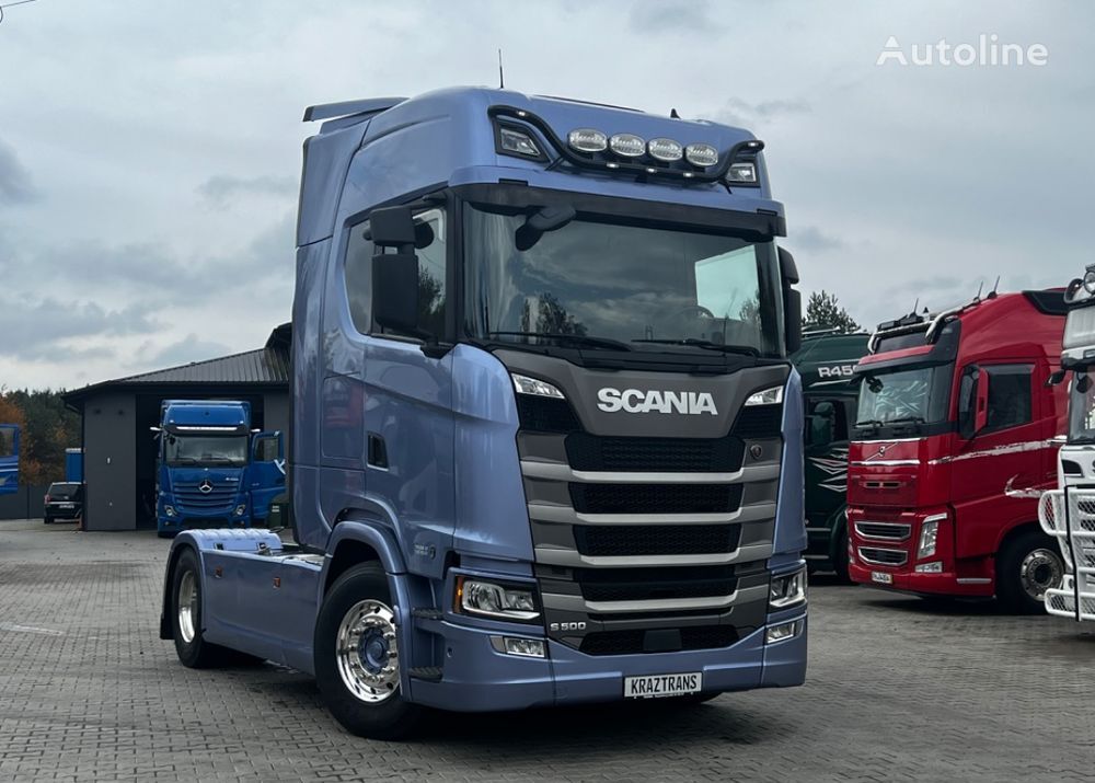 camião tractor Scania S500 pełna opcja limitowana z Niemiec skory nawigacja