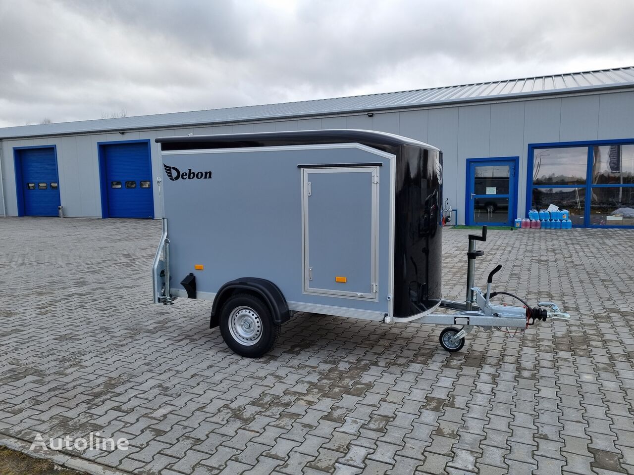 reboque furgão Debon C255 PPL + side doors 1.3T GVW plywood trailer cargo van Cheval novo