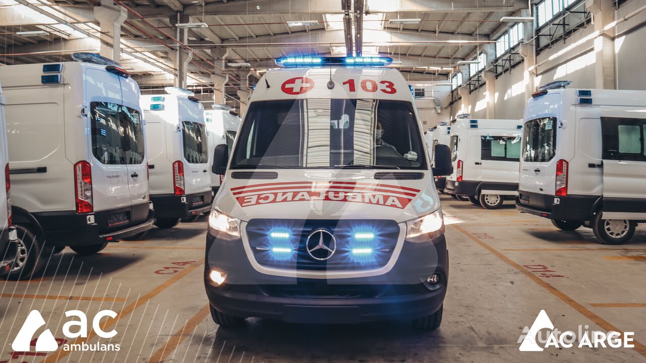ambulância Mercedes-Benz SPRINTER 417 CDI 2023 EMERGENCY AMBULANCE, SINGLE SLIDING DOOR novo