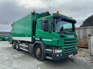 camião de lixo Scania P410 6x2 1-chamber compactor truck w/ Ekopres body. Euro 6. WATC